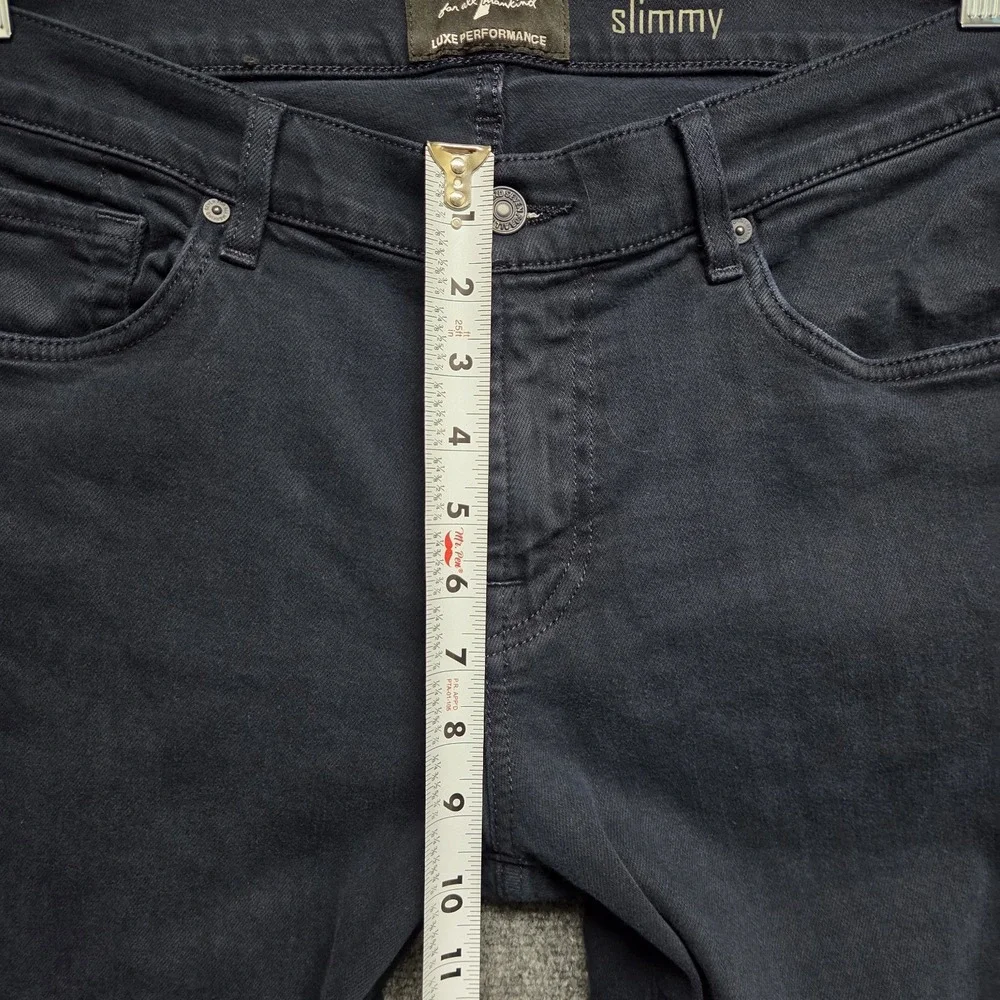 7 For All Mankind Slimmy Jeans Mens 32x29 Navy Blue Luxe Performance Denim